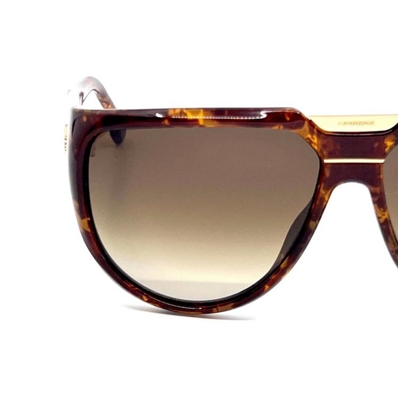 CARRERA FLAGLAB 13 086HA HAVANA GOLD TRIM WRAP SUNGLASSES